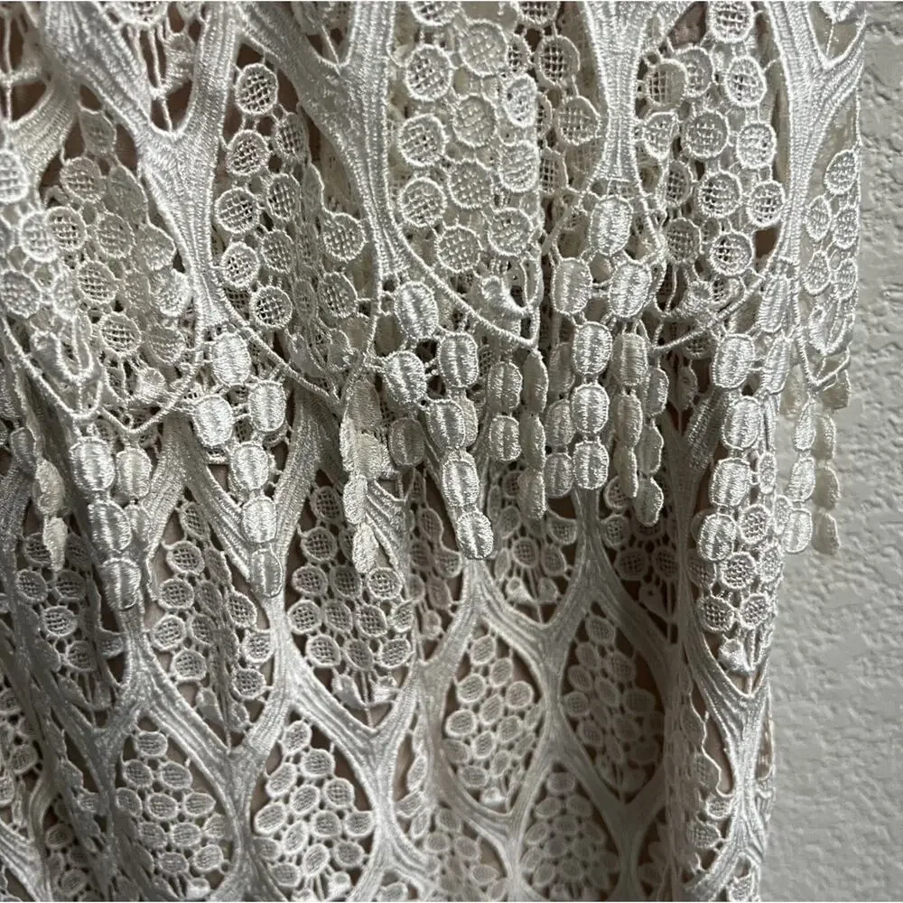 Stone Cold Fox Ivory Cream Iowa Off Shoulder Dress XS S Bridal Wedding Romantic - Picture 7 of 8